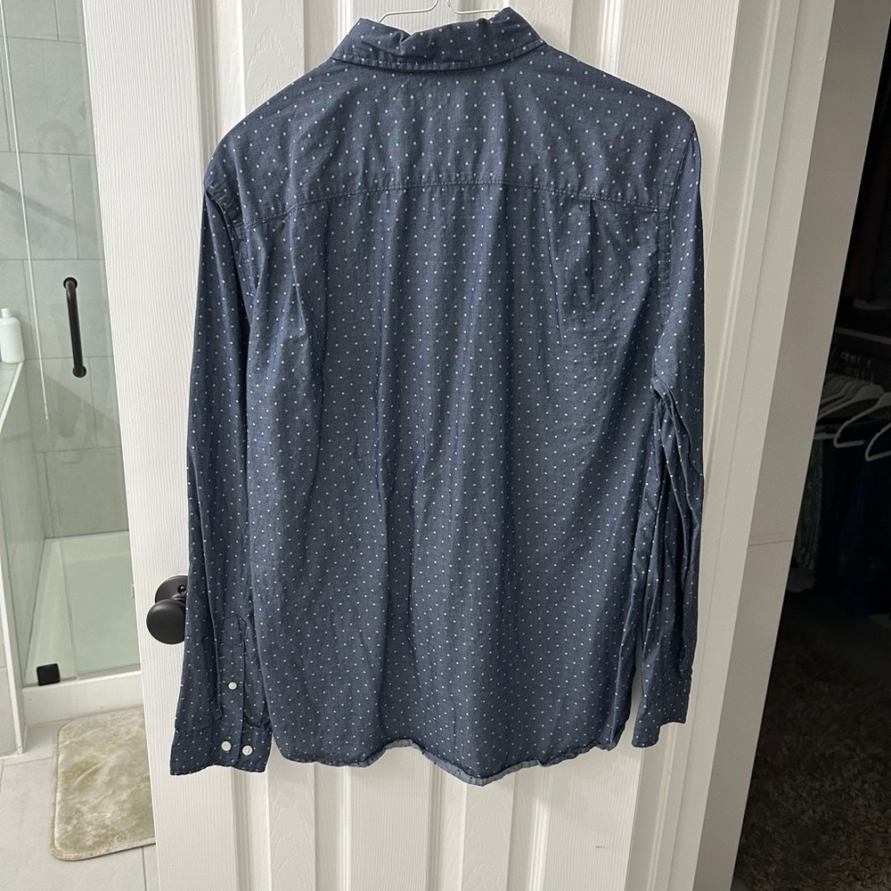 Hawker Rye Dark Blue Button-Down - Picture 4 of 4